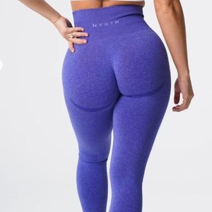Nvgtn eletric blue contour leggings